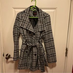 Yoki women’s plaid coat